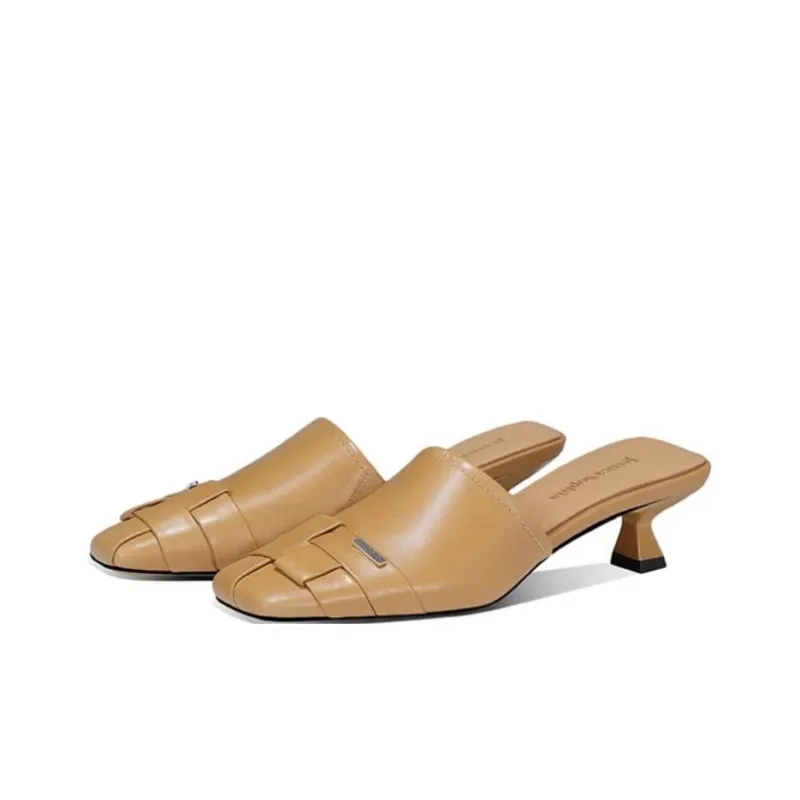 JESSICA SOPHIA Rubber Sole Metal Abrasion Resistant Slip Resistant Closed Toe Slippers Women's-1