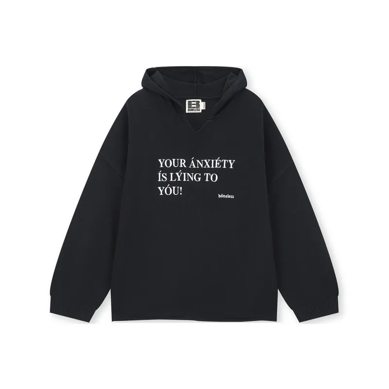 BONELESS Knitwear Unisex Black-0