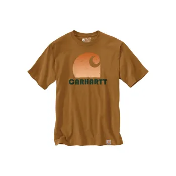 Carhartt T Shirts Men Brown
