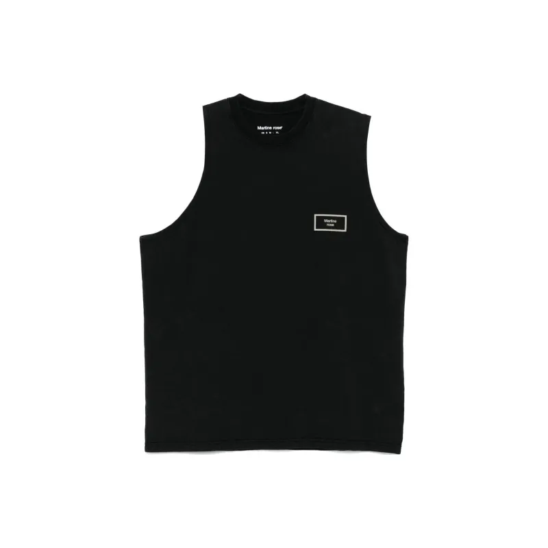 Martine Rose Logo print Tank Top-0