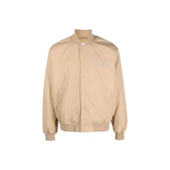 MOSCHINO Logo Detailed Long Sleeved Bomber Jacket