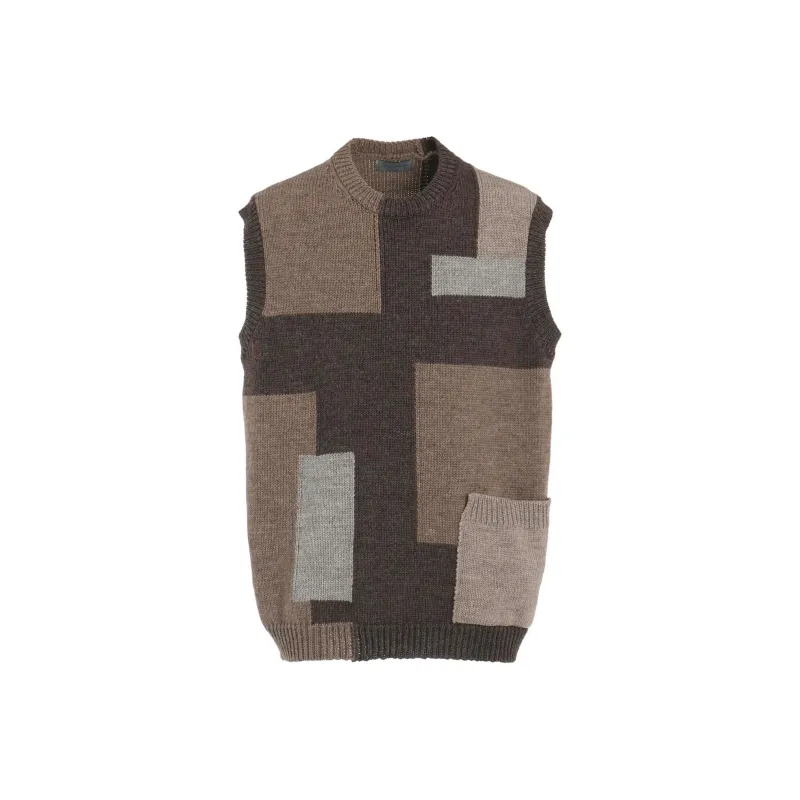 Yohji Yamamoto POUR HOMME FW24 Tank Tops Men's Brown-0