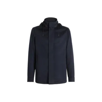 Ermenegildo Zegna Oasi Elements Cima Drawstring Over Jacket