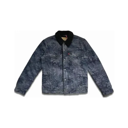 Levis Jackets Men Navy Blue