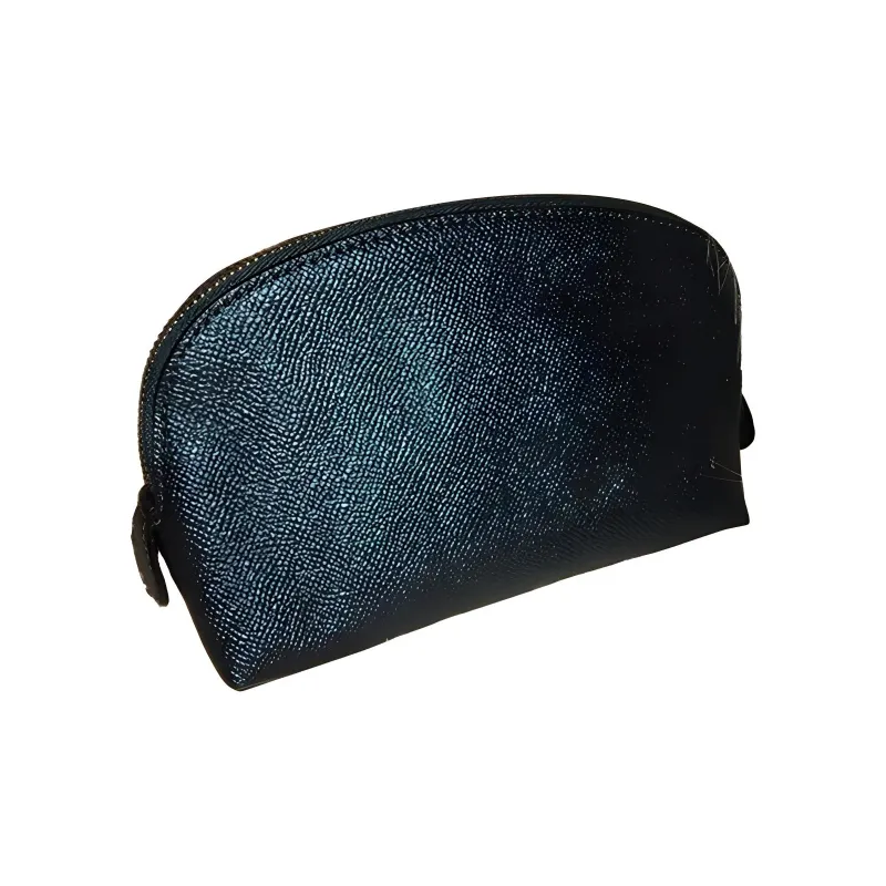 COACH Cosmetic Makeup Bags Peacock Blue-5