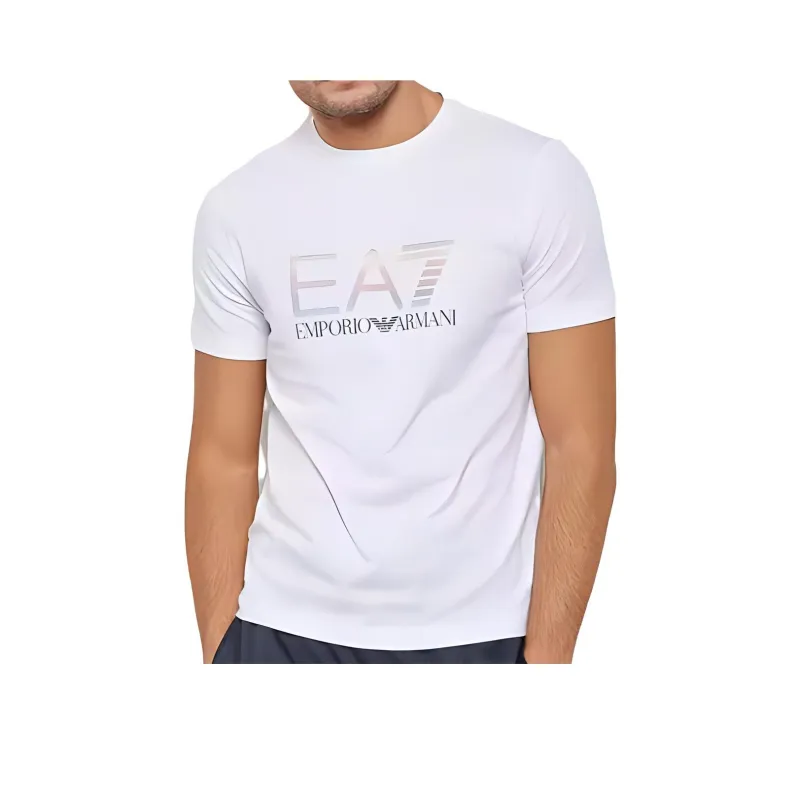 EMPORIO ARMANI EA7 Pullover T Shirt Men's White-0