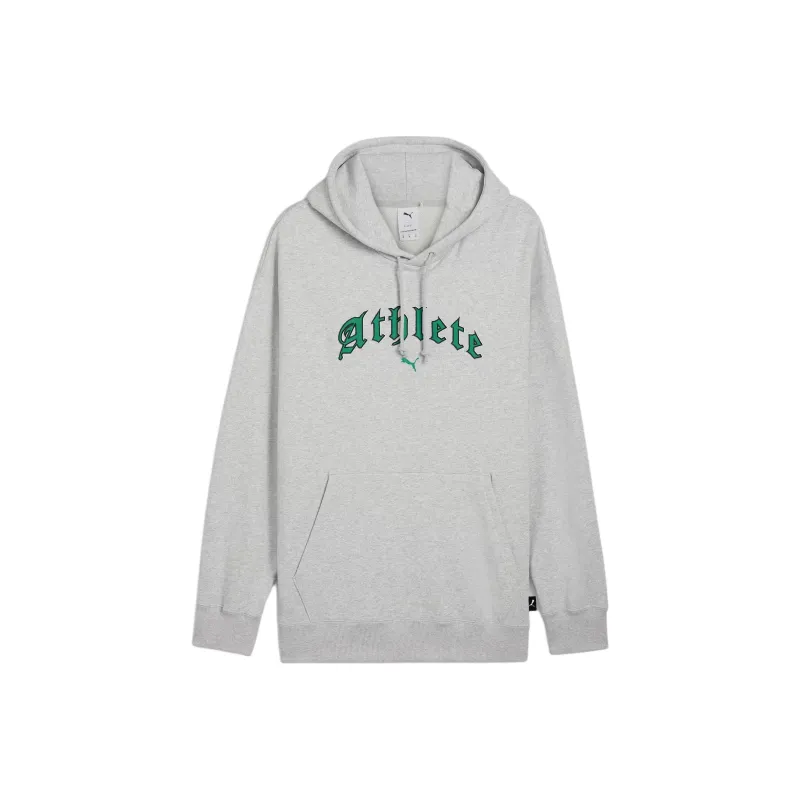 PUMA GRAPHICShoodie FW24 Athlete Sweatshirt Men's Light Gray-0