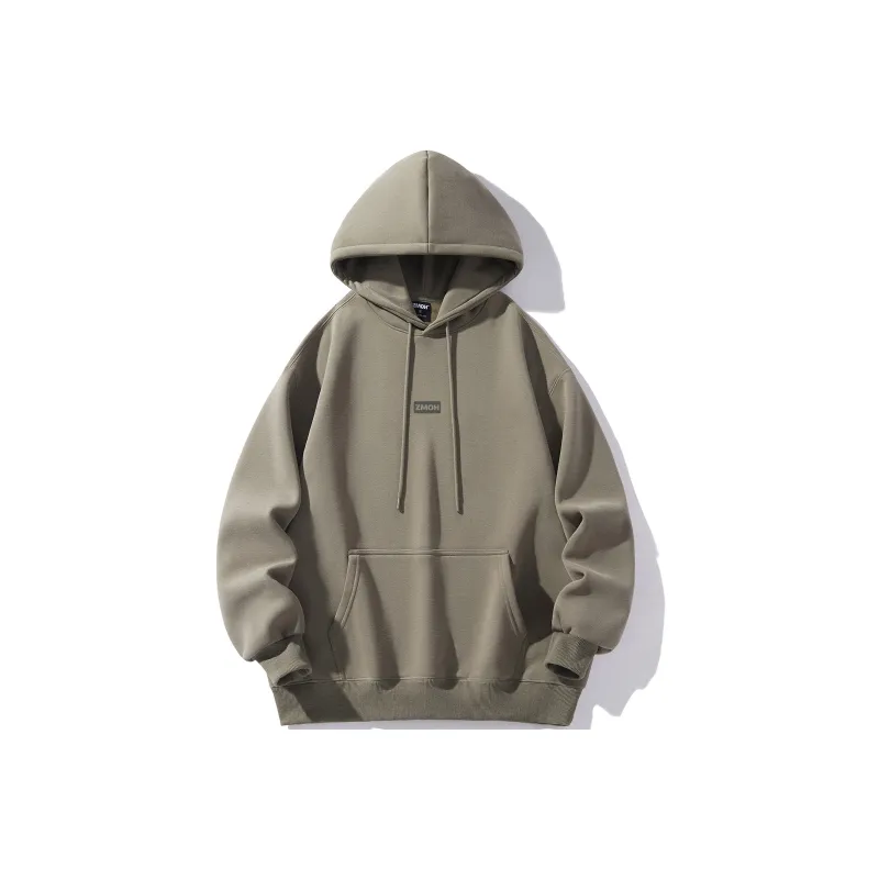 ZMOH Fleece Lined Hoodie Unisex Couple's-0