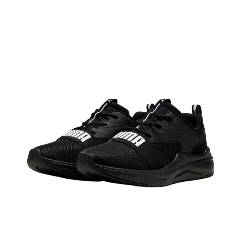 PUMA SOFTRIDE Wired 2 Anti Slip Wear Resistant Low Top Casual Shoes Unisex Black-2