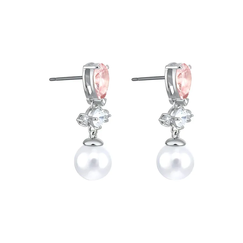 Swarovski Attract Soul Earrings Women's Pink-2