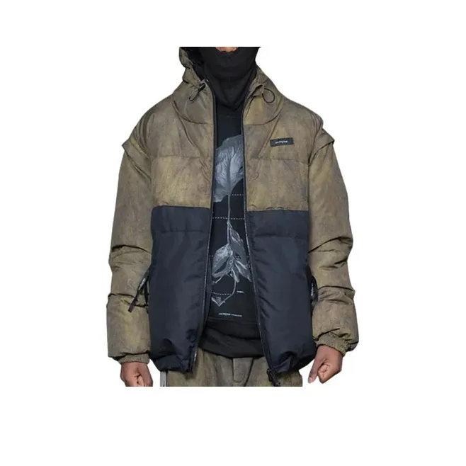 ISO.POETISM Jackets Men Black Green-0