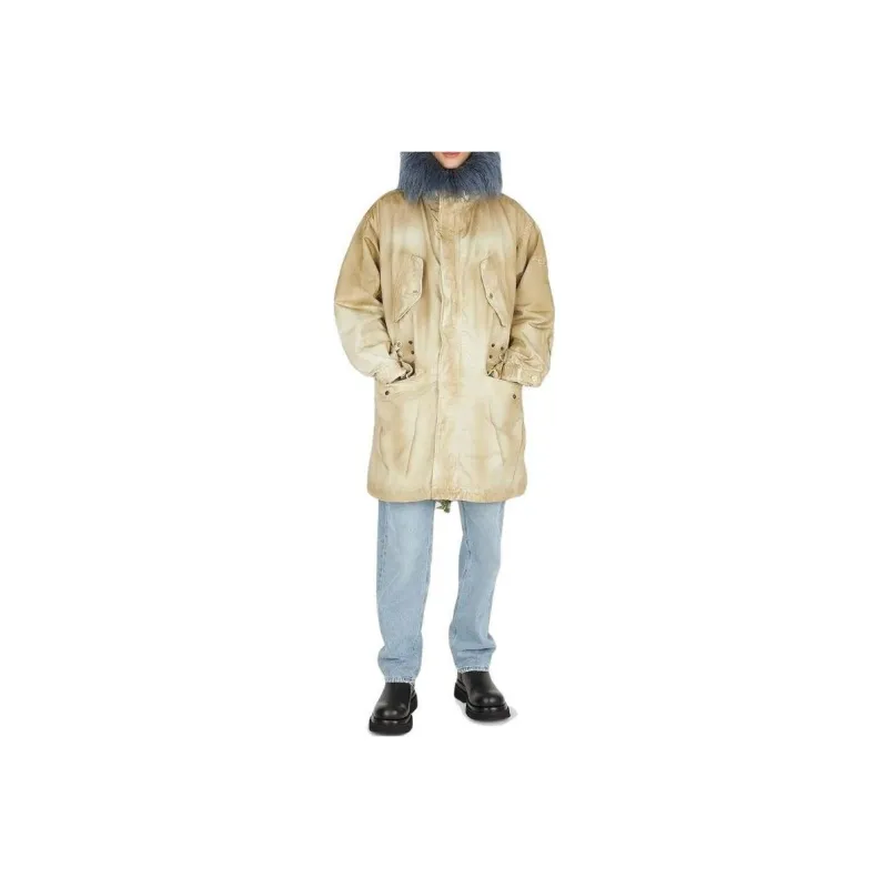 DIESEL Jackets Men Burnt Yellow-0