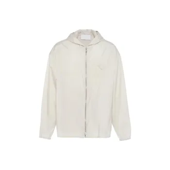 PRADA Jackets Men Pink Chalk White