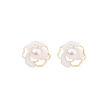 Taste The Color Pearl Stud Earrings Women's
