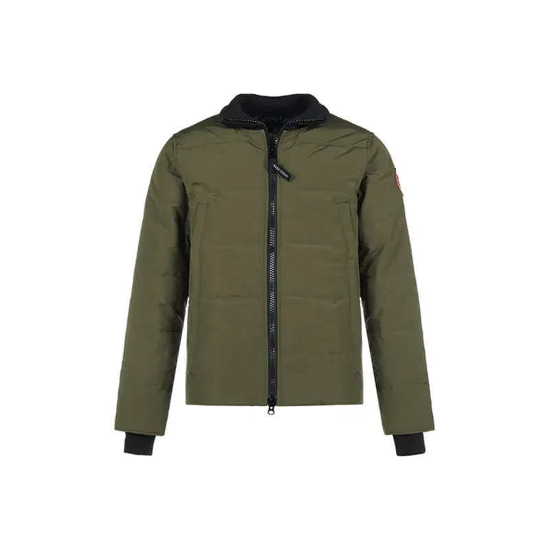Canada Goose Woolford Series Down Jackets Men Army Green-0