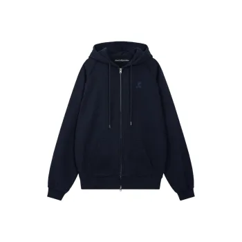 Rest&Recreation SS25 RS ZIP-UP HOODIE Sweatshirt Unisex NAVY/Marine Blue