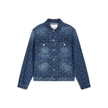 ISABEL MARANT Denim Jackets Men Blue