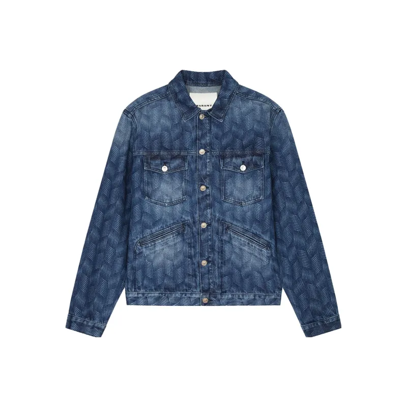ISABEL MARANT Denim Jackets Men Blue-0