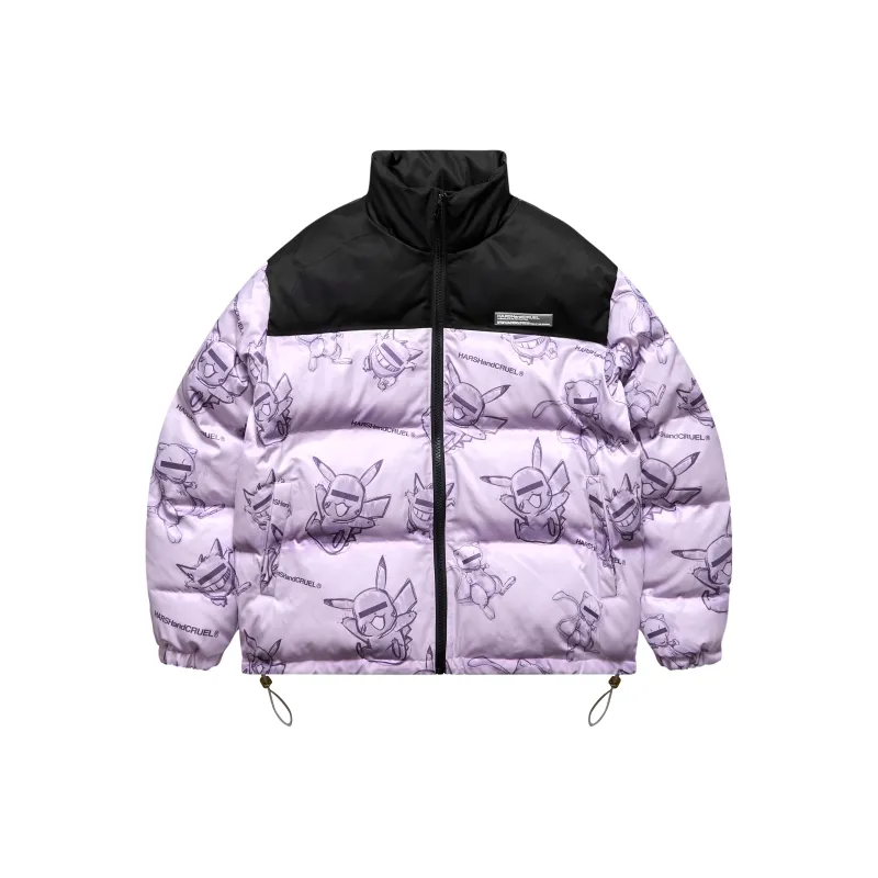 HARSH AND CRUEL Puffer Jacket Winter Unisex-36