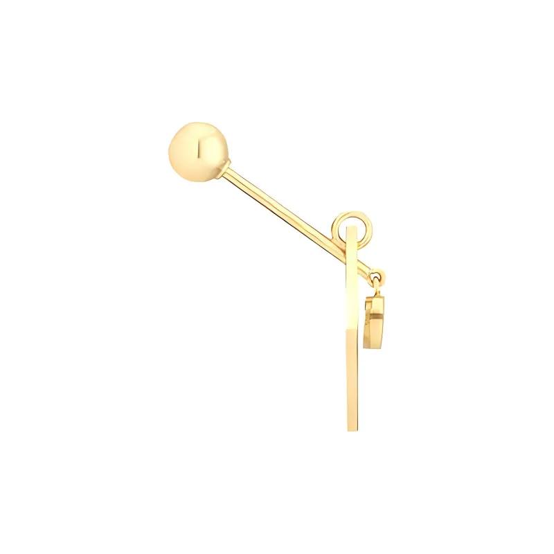 GUCCI GG Running Earrings Women's Gold-1