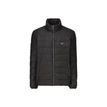 PRADA Logo Plaque Padded Jacket