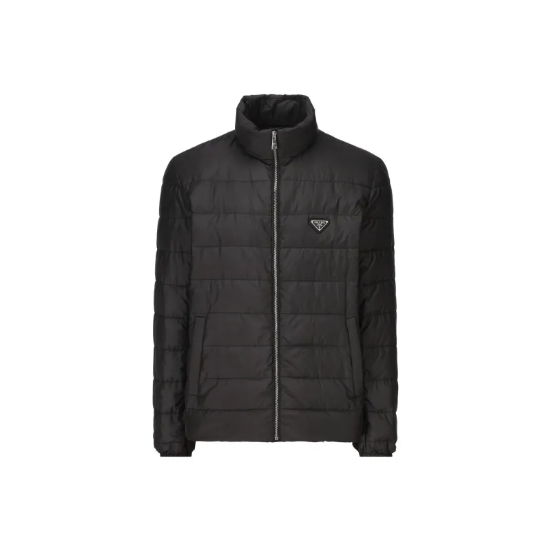 PRADA Logo Plaque Padded Jacket-0