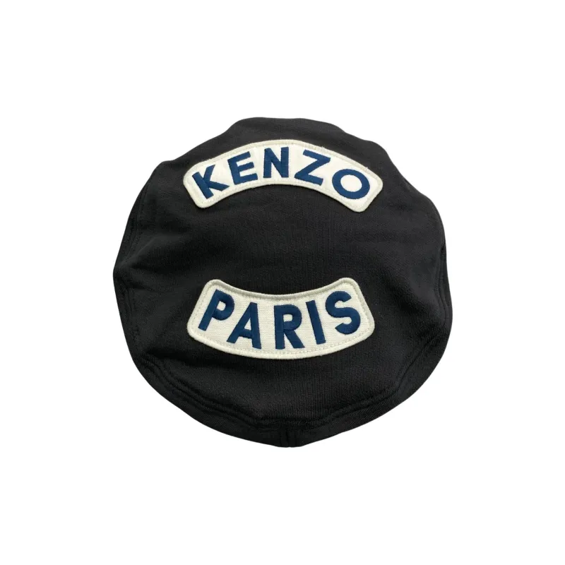 KENZO Logo-patch Cotton Beret-3
