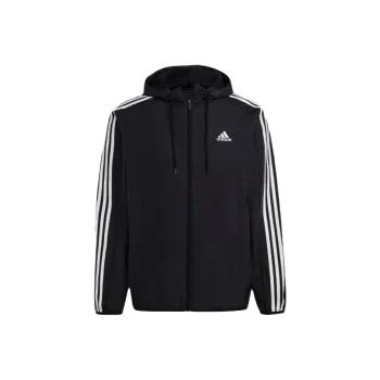 Adidas Free Shipping With AdiClub Essentials Woven 3 Stripes Windbreaker