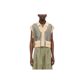 Maison Margiela Vests Men Light Yellow