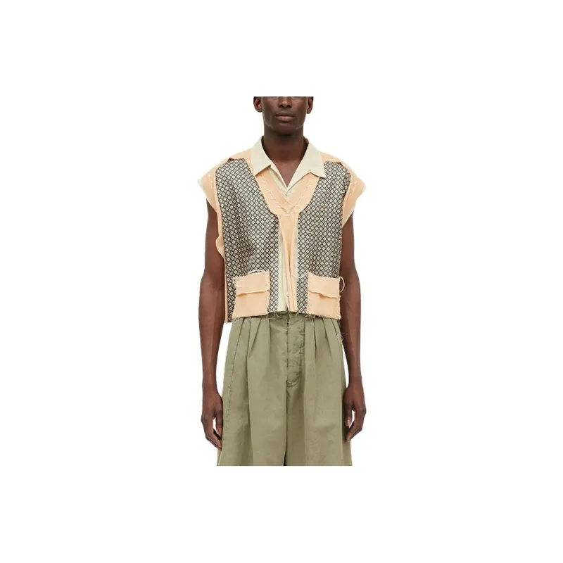 Maison Margiela Vests Men Light Yellow-0