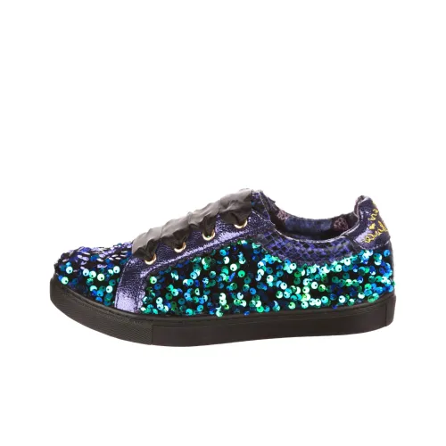 IRREGULAR CHOICE Wasabi Wanderer Abrasion Resistant Low Top Skateboard Shoes Unisex Blue