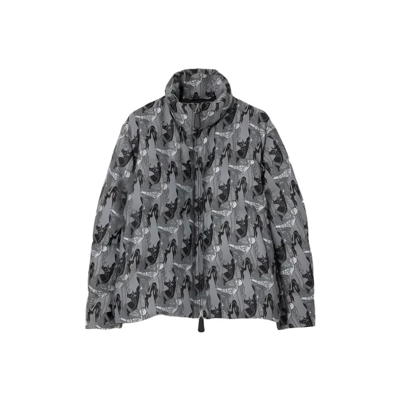 Burberry Graphic-Printed Quilted Gilet-0