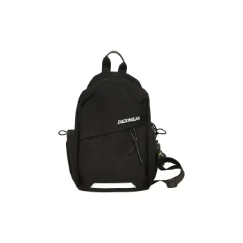 BUBM Nylon Sling Bag Unisex Black/White/Blue/Green