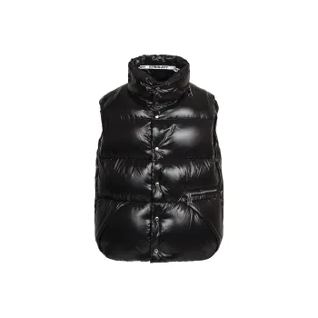 KHRISJOY Button Up Puff Oversized Gilet