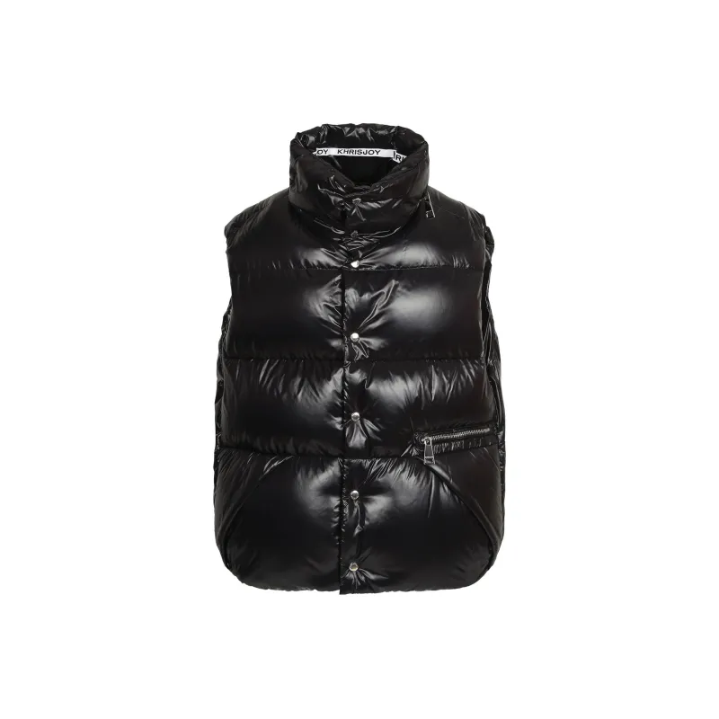 KHRISJOY Button Up Puff Oversized Gilet-0