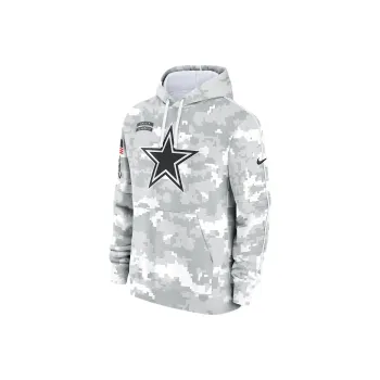 Nike Dallas Cowboys Salute To Service Primary Edge Club Men's Nike Nfl Pullover Hoodie