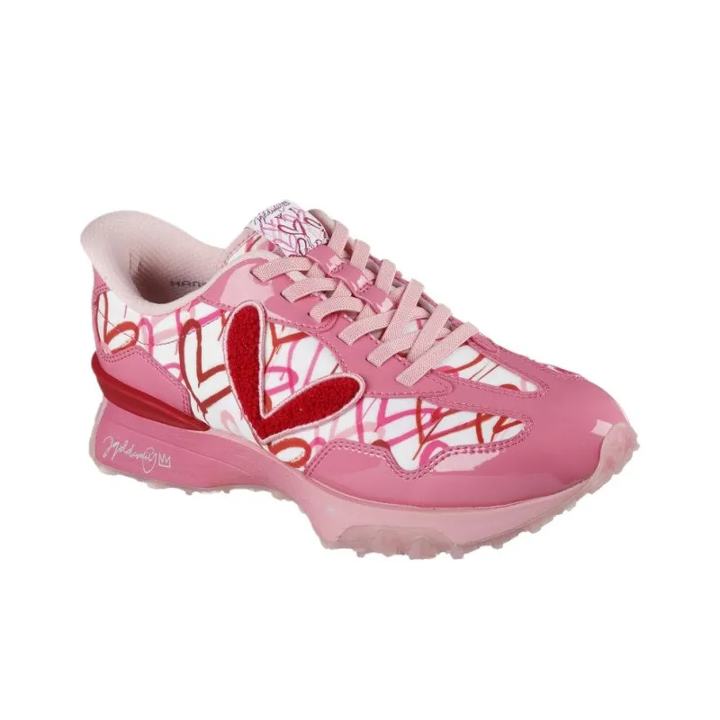 Skechers Neo Jogger Low Top Casual Shoes Women's Pink-2