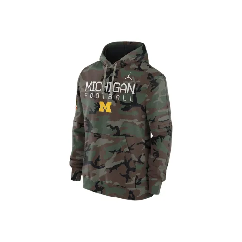 JORDAN Michigan Wolverines Military Appreciation Club Men’s JORDAN Brand College Pullover Hoodie