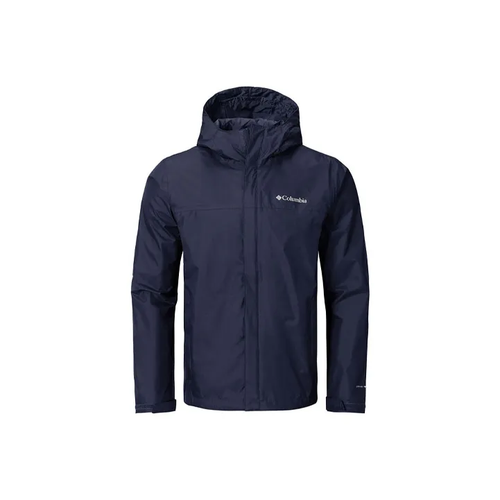 Columbia Windbreaker Jackets Men Dark Blue-0