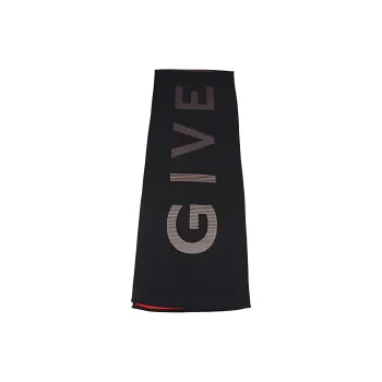 Givenchy Wool Gradient Logo Scarf