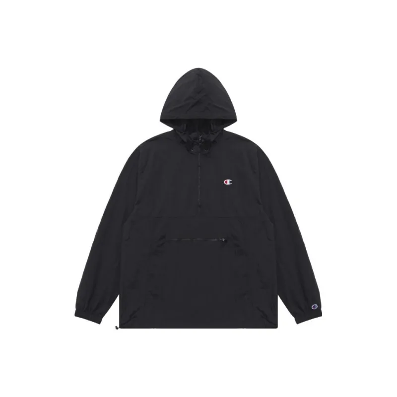 Champion Windbreaker Jackets Unisex Black-0