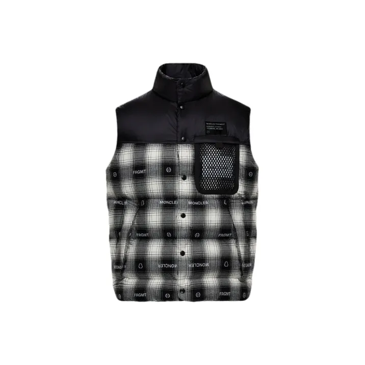 Moncler Vests Men Gray-0
