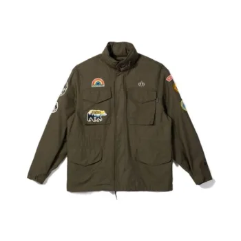 New Era Windbreaker Jackets Unisex Army Green