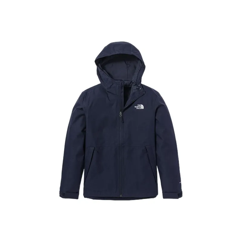THE NORTH FACE City Outdoor Collection Outdoor Hiking Waterproof And Breathable Windbreaker Jacket Men's Blue-0