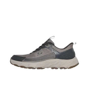 Skechers Hillcrest Low Top Hiking Shoes Men's Brown Gray