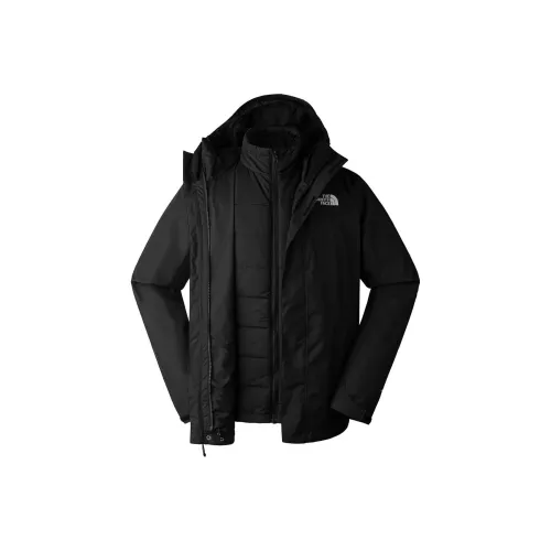 THE NORTH FACE City Outdoor Collection Hiking Waterproof And Windproof To Keep Warm Windbreaker Jacket Men's Black