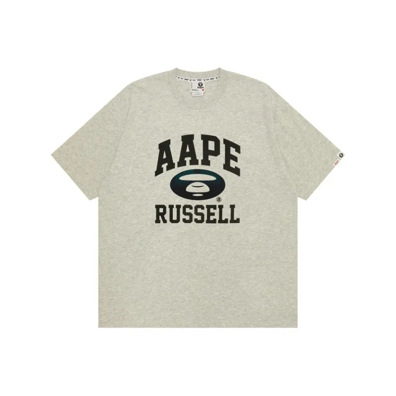 Russell Athletic X Aape T Shirts Men Gray WH2-0