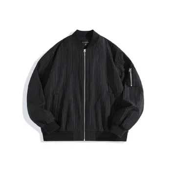 PEACEBIRD MEN Jackets Men Black 1 Loose Fit