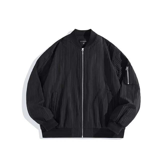 PEACEBIRD MEN Jackets Men Black 1 Loose Fit-0