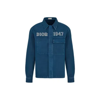 DIOR Dior Quarterly New Products Denim Jacket Men's Blue
